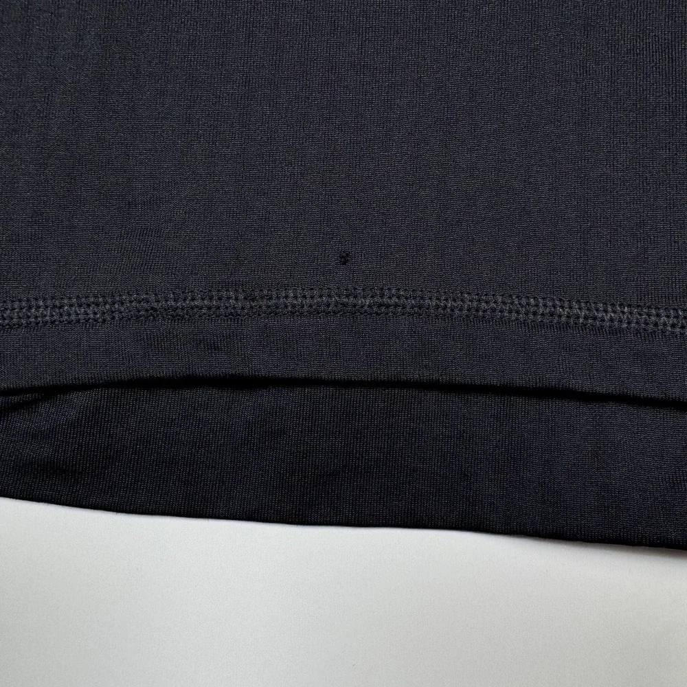 WARROAD Quarter Zip Black Fleece Sweater - Men's Large